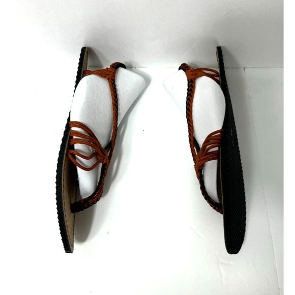 Bokyna Seastar Comfort Sandal Caramel Brown Cork Sole Sz EU 39/US 8 NWOT - Picture 7 of 9